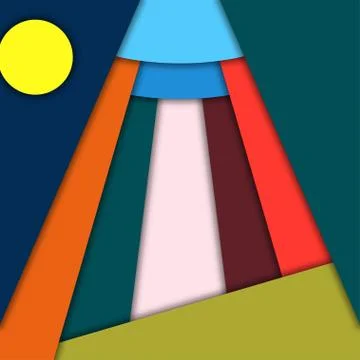 Vector abstract background, material design Stock Illustration