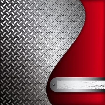 Vector abstract background with metal elements. Stock Illustration