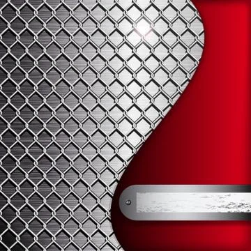 Vector abstract background with metall elements. Stock Illustration