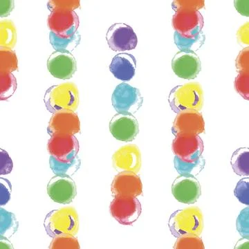 Vector abstract background multicolored shades circles on white Stock Illustration