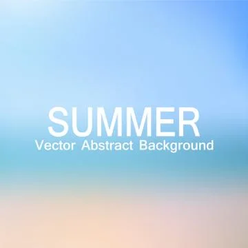 Vector abstract background Ocean Beach Stock Illustration