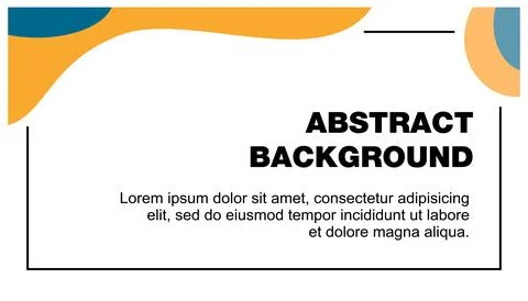Vector abstract background with place for your text. Template for advertising. Stock Illustration