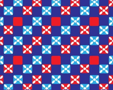 Vector abstract background of symmetrical color squares Stock Illustration