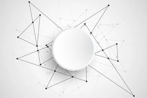 Vector abstract background technology big data concept. Stockillustratie