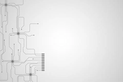 Vector abstract background technology circuit design. Stock Illustration
