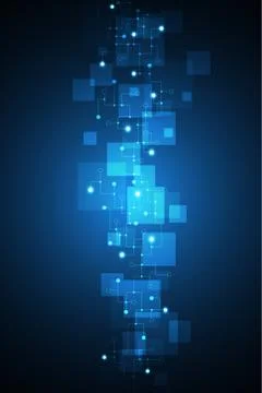 Vector abstract background technology circuit design. イラスト素材