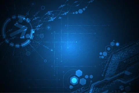 Vector abstract background technology concept. Stockillustratie