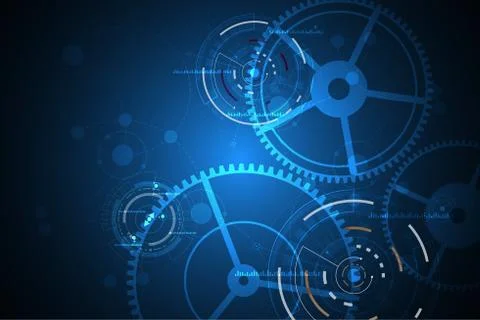 Vector abstract background technology concept. Stock-Illustration