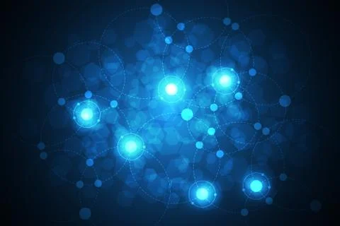 Vector abstract background technology concept. Stock-Illustration