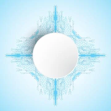 Vector abstract background technology concept. Stock-Illustration