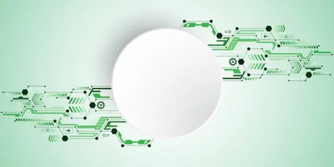 Vector abstract background technology concept. Stock-Illustration