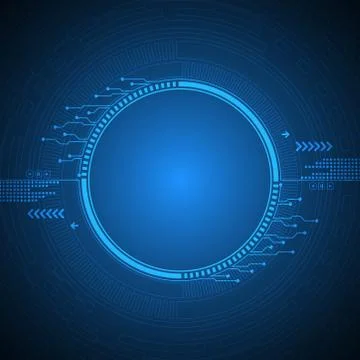 Vector abstract background technology concept. Stock Illustration
