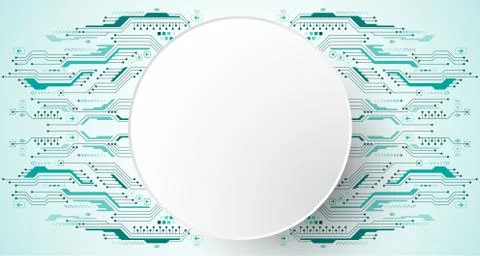 Vector abstract background technology concept. Stock Illustration