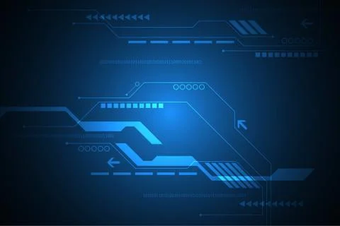 Vector abstract background technology concept. Stock Illustration