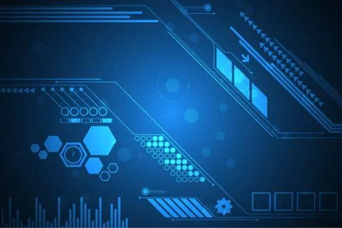 Vector abstract background technology concept. Stock Illustration