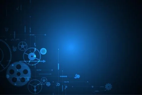 Vector abstract background technology concept. Ilustração Stock