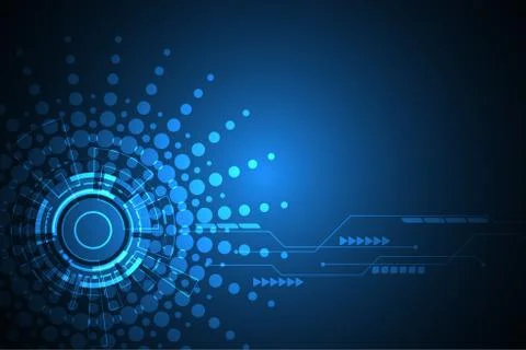 Vector abstract background technology concept. Stock Illustration
