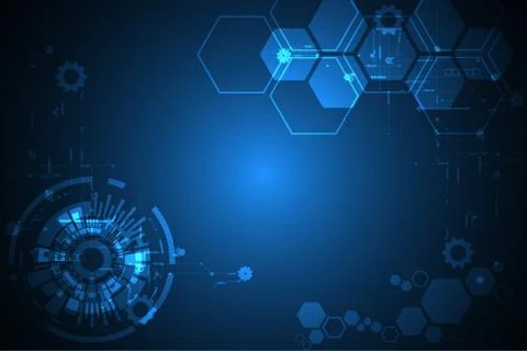 Vector abstract background technology concept. Stock Illustration