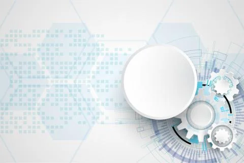 Vector abstract background technology concept. イラスト素材