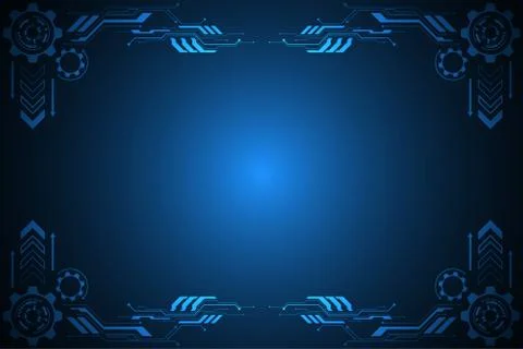 Vector abstract background technology concept. Illustrazione stock