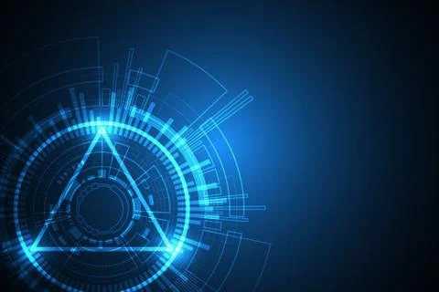 Vector abstract background technology concept. Stock-Illustration