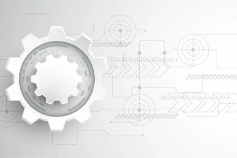 Vector abstract background technology concept. Stock Illustration