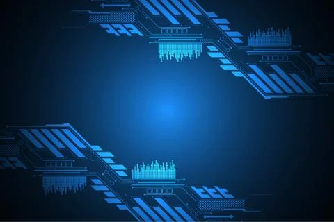 Vector abstract background technology concept. Stock Illustration