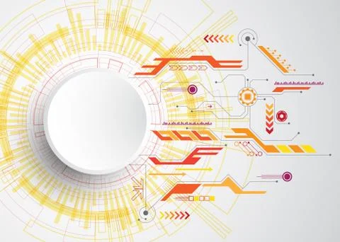Vector abstract background technology concept. Stock-Illustration