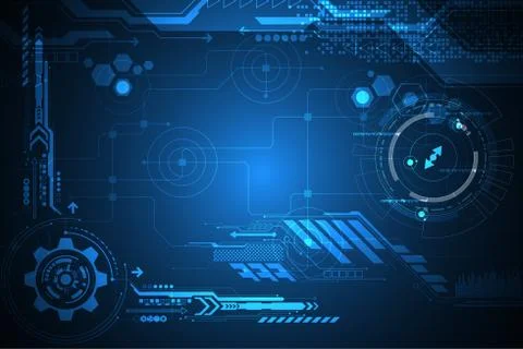 Vector abstract background technology concept. Ilustração Stock