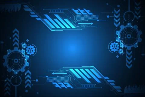 Vector abstract background technology concept. Stock Illustration