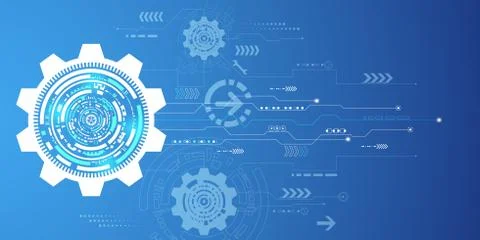 Vector abstract background technology concept. Stock Illustration