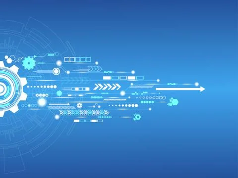 Vector abstract background technology concept. Stock Illustration