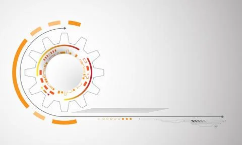 Vector abstract background technology concept. Stock Illustration