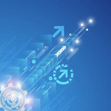 Vector abstract background technology concept. 스톡 일러스트