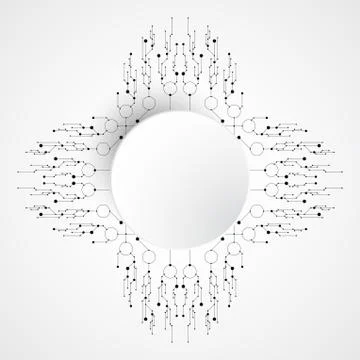 Vector abstract background technology concept. Stock Illustration