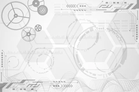 Vector abstract background technology concept. Stock Illustration