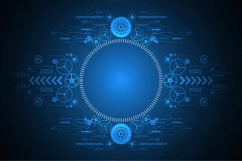 Vector abstract background technology concept. Stock-Illustration