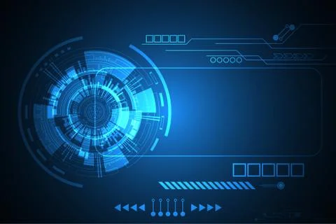 Vector abstract background technology concept. Stockillustratie