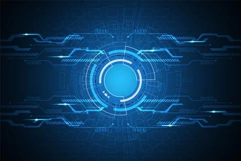 Vector abstract background technology concept. Stock Illustration