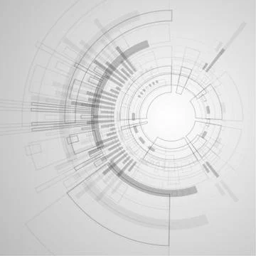 Vector abstract background technology concept. Stock-Illustration