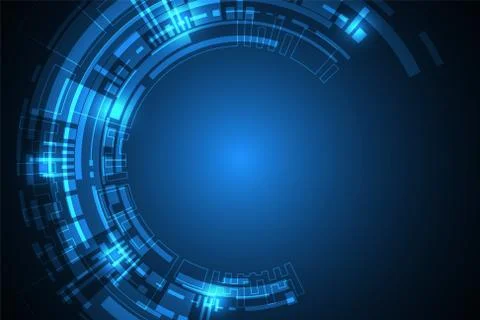 Vector abstract background technology concept. Stock Illustration