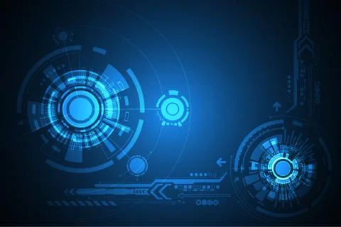 Vector abstract background technology concept. Stock Illustration