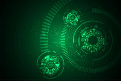 Vector abstract background technology concept. Illustrazione stock