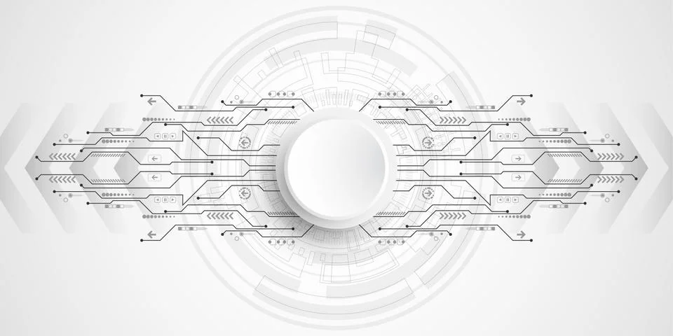 Vector abstract background technology concept. Stock Illustration