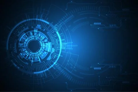 Vector abstract background technology concept. Stock Illustration