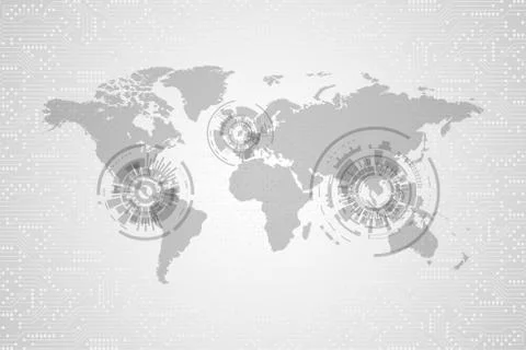 Vector abstract background technology concept. イラスト素材