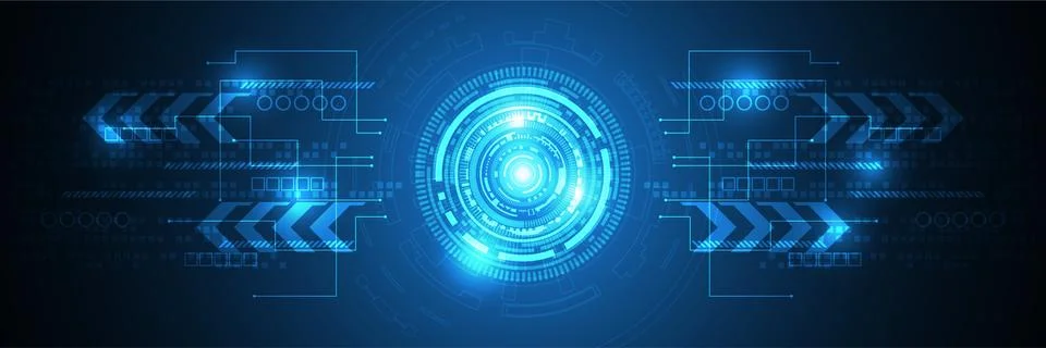 Vector abstract background technology concept. Stock Illustration