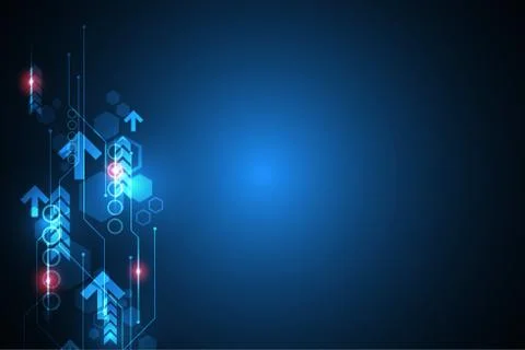 Vector abstract background technology concept. イラスト素材