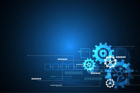 Vector abstract background technology concept. Stock Illustration