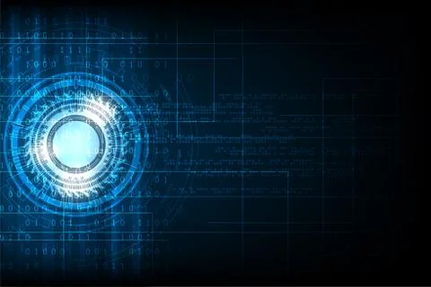 Vector abstract background technology concept. Stock Illustration